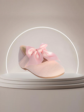 Glitter Baby Girl Shoes with Bow – Infant Sizes 1–4
